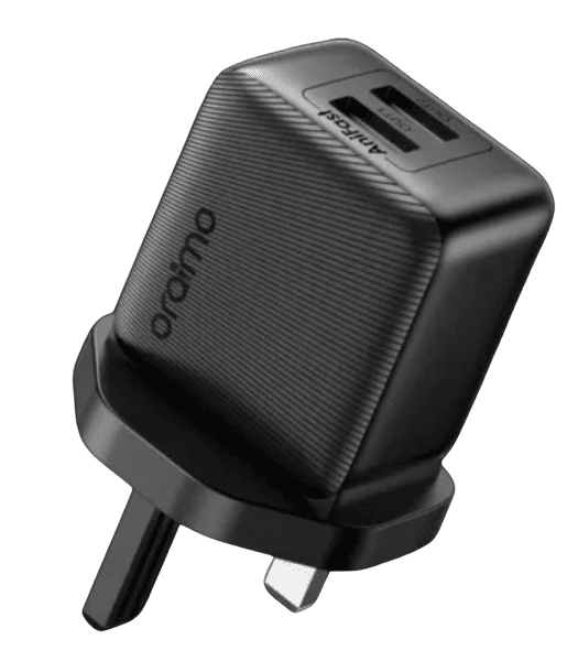 Oraimo dual-usb 12w fast charger with Type-c cable